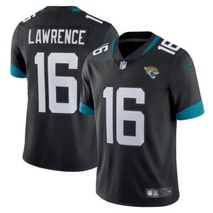 Trevor Lawrence Jacksonville Jaguars Nike Alternate Vapor Limited Jersey - Black photo 1 Jersey4u