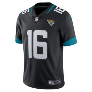Trevor Lawrence Jacksonville Jaguars Nike Alternate Vapor Limited Jersey - Black photo 2 Jersey4u