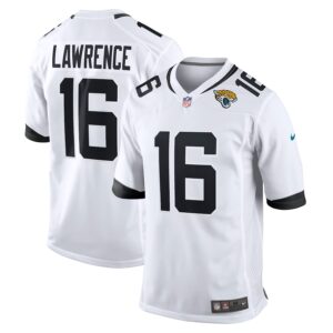 Trevor Lawrence Jacksonville Jaguars Nike White Game Jersey - White photo 1 Jersey4u