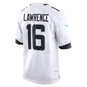 Trevor Lawrence Jacksonville Jaguars Nike White Game Jersey - White photo 3 Jersey4u