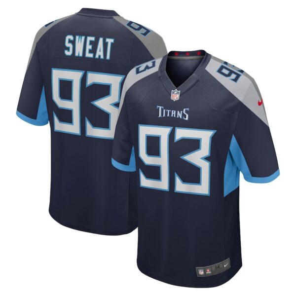 T'Vondre Sweat Tennessee Titans Nike Team Game Jersey -  Navy photo 1 Jersey4u