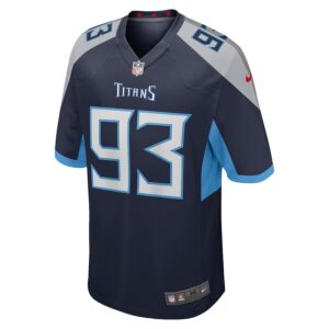 T'Vondre Sweat Tennessee Titans Nike Team Game Jersey -  Navy photo 2 Jersey4u