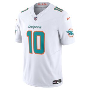 Tyreek Hill Miami Dolphins Nike Vapor F.U.S.E. Limited Jersey - White photo 2 Jersey4u