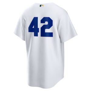 Athletics Nike Home  2025 Jackie Robinson Day Jersey4u Jersey - White photo 3 Jersey4u