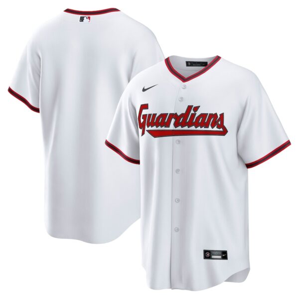Cleveland Guardians Nike Home Home Blank Jersey4u Jersey - White photo 1 Jersey4u
