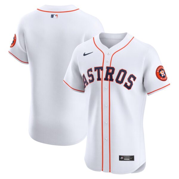 Houston Astros Nike Home Elite Jersey - White photo 1 Jersey4u
