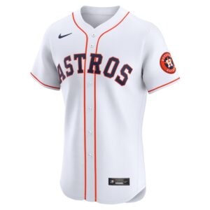 Houston Astros Nike Home Elite Jersey - White photo 2 Jersey4u