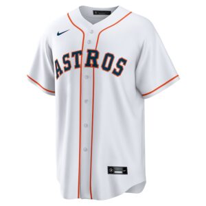 Houston Astros Nike #1 Groom Home Jersey4u Jersey - White photo 2 Jersey4u