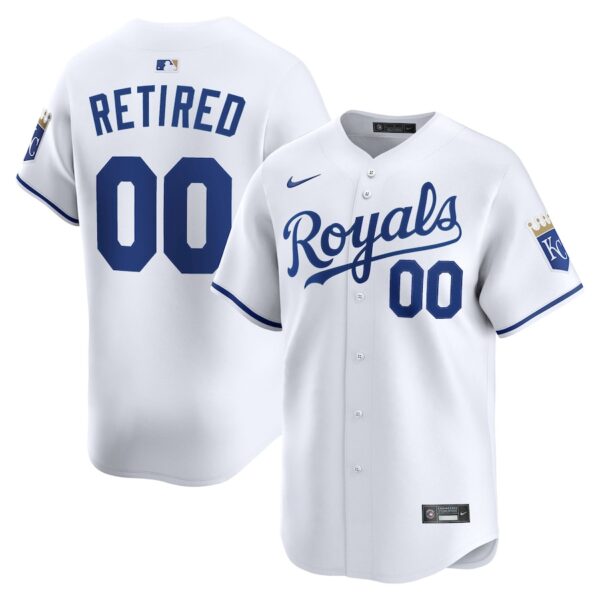 Kansas City Royals Nike Home Limited Pick-A-Player Retired Roster Jersey - White photo 1 Jersey4u