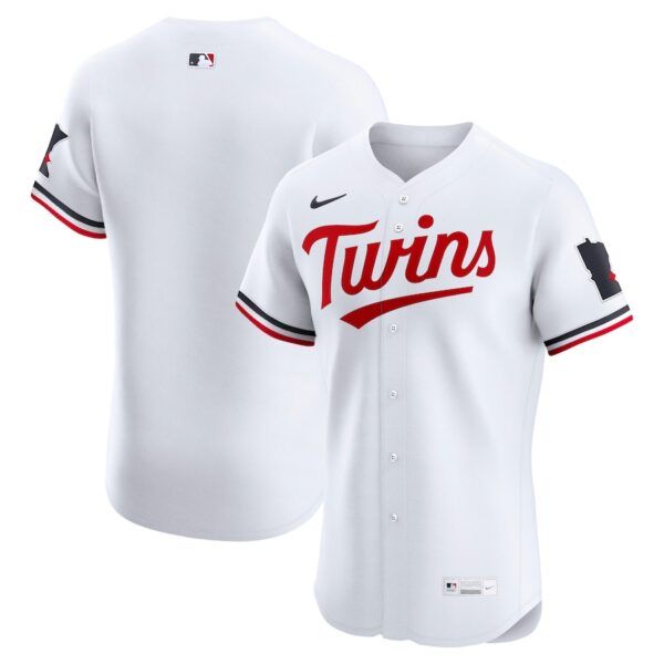 Minnesota Twins Nike Home Elite Jersey - White photo 1 Jersey4u