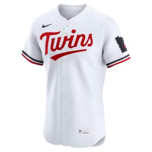 Minnesota Twins Nike Home Elite Jersey - White photo 2 Jersey4u