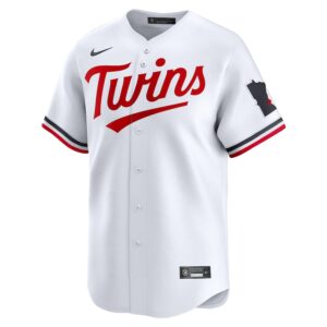 Minnesota Twins Nike Home Limited Jersey - White photo 2 Jersey4u