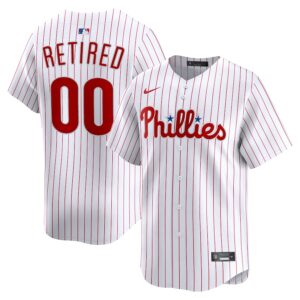 Philadelphia Phillies Nike Home Limited Pick-A-Player Retired Roster Jersey - White photo 1 Jersey4u