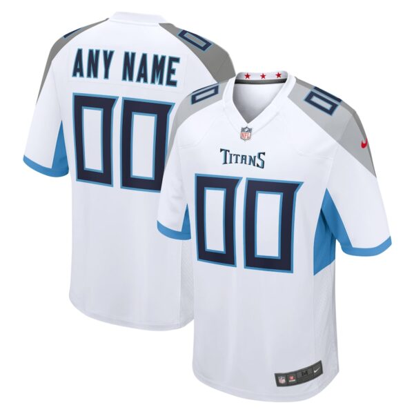 Tennessee Titans Nike Custom Game Jersey - White photo 1 Jersey4u