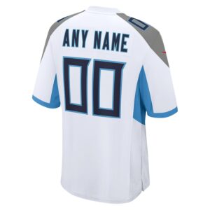 Tennessee Titans Nike Custom Game Jersey - White photo 3 Jersey4u