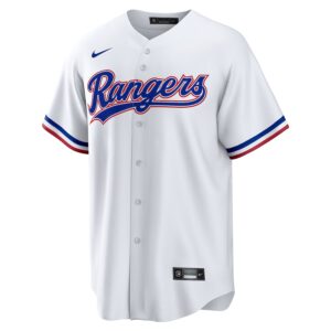 Texas Rangers Nike Home  2025 Jackie Robinson Day Jersey4u Jersey - White photo 2 Jersey4u