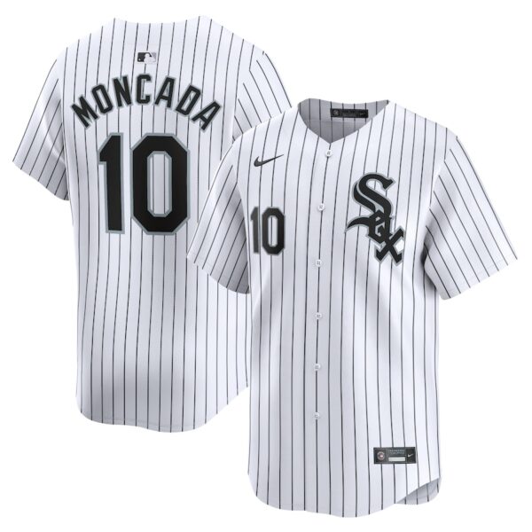Yoan Moncada Chicago White Sox Nike Home Limited Player Jersey - White photo 1 Jersey4u