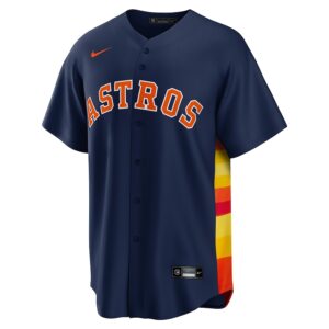Yordan Álvarez Houston Astros Nike Alternate Jersey4u Player Jersey - Navy photo 2 Jersey4u