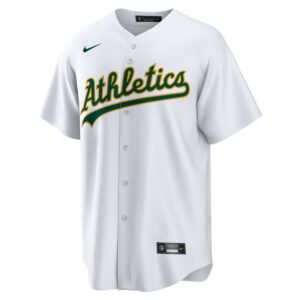 Zack Gelof Athletics Nike Home Jersey4u Jersey - White photo 2 Jersey4u