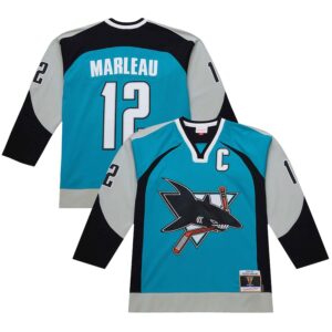Patrick Marleau San Jose Sharks 2003-04 Power Play Jersey - Teal photo 1 Jersey4u