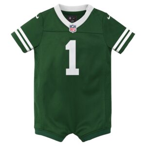 Ahmad Sauce Gardner New York Jets Nike Newborn & Infant Game Romper Jersey - Legacy Green photo 2 Jersey4u