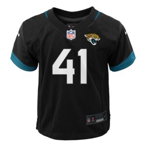 Josh Hines-Allen Jacksonville Jaguars Nike Preschool Alternate Player Game Jersey - Black photo 2 Jersey4u