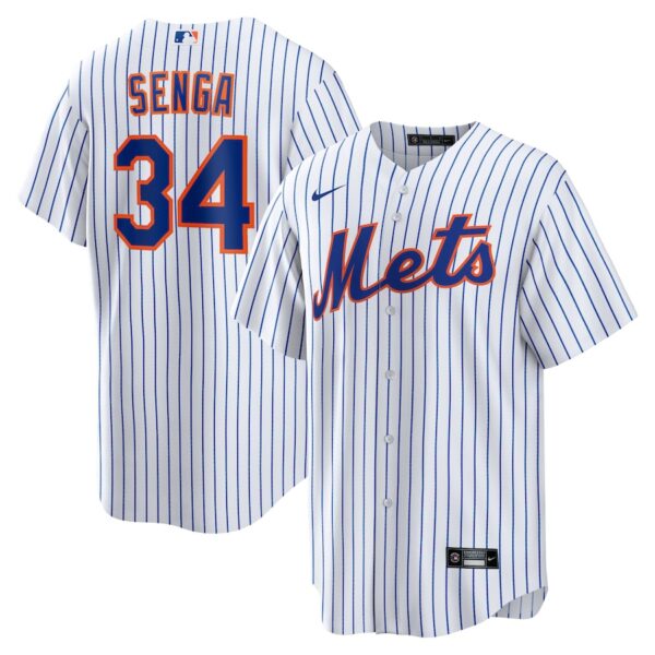 Kodai Senga New York Mets Nike Home Jersey4u Player Jersey - White/Royal photo 1 Jersey4u