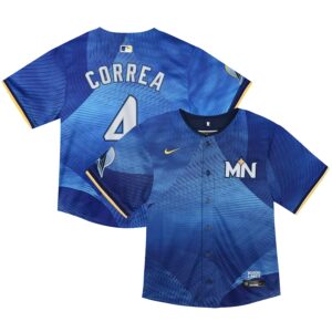 Carlos Correa Minnesota Twins Nike Toddler 2024 City Connect Limited Jersey - Royal photo 1 Jersey4u