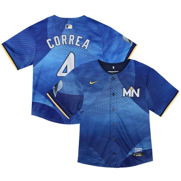 Carlos Correa Minnesota Twins Nike Toddler 2024 City Connect Limited Jersey - Royal photo 1 Jersey4u
