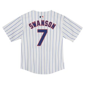 Dansby Swanson Chicago Cubs Nike Toddler  Game Jersey - White photo 3 Jersey4u