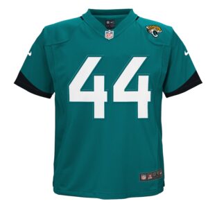 Travon Walker Jacksonville Jaguars Nike Toddler Game Jersey - Teal photo 2 Jersey4u