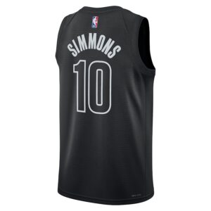 Ben Simmons Brooklyn Nets Jordan Brand Unisex Swingman Jersey - Statement Edition - Black photo 3 Jersey4u