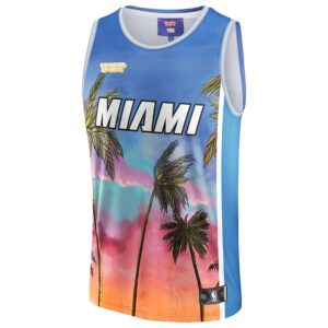 Miami Heat NBA & KidSuper Studios by Jersey4u Unisex Hometown Jersey - Blue photo 2 Jersey4u