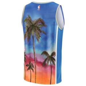 Miami Heat NBA & KidSuper Studios by Jersey4u Unisex Hometown Jersey - Blue photo 3 Jersey4u