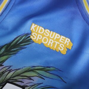 Miami Heat NBA & KidSuper Studios by Jersey4u Unisex Hometown Jersey - Blue photo 4 Jersey4u