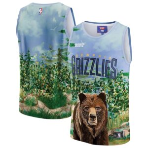 Memphis Grizzlies NBA & KidSuper Studios by Jersey4u Unisex Hometown Jersey - Teal photo 1 Jersey4u