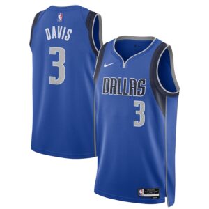 Anthony Davis Dallas Mavericks Nike Unisex Swingman Player Jersey - Icon Edition - Blue photo 1 Jersey4u