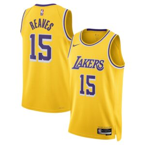 Austin Reaves Los Angeles Lakers Nike Unisex Swingman Jersey - Icon Edition - Gold photo 1 Jersey4u