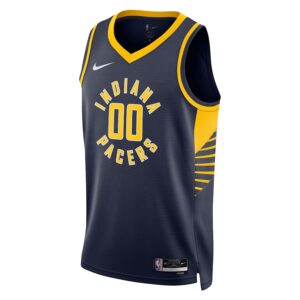 Bennedict Mathurin Indiana Pacers Nike Unisex Swingman Jersey - Icon Edition - Navy photo 2 Jersey4u