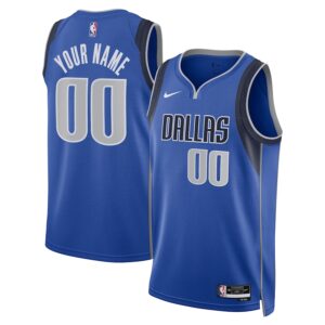 Dallas Mavericks Nike Unisex Swingman Custom Jersey Blue - Icon Edition photo 1 Jersey4u