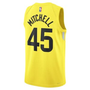 Donovan Mitchell Utah Jazz Nike Unisex Swingman Jersey - Icon Edition - Gold photo 3 Jersey4u