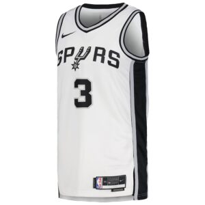 Keldon Johnson San Antonio Spurs Nike Unisex Swingman Jersey - Association Edition - White photo 2 Jersey4u