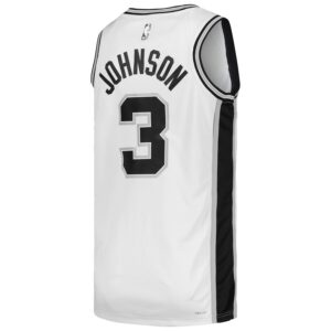 Keldon Johnson San Antonio Spurs Nike Unisex Swingman Jersey - Association Edition - White photo 3 Jersey4u