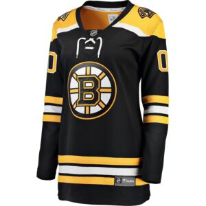 Boston Bruins Jersey4u Women's Home Breakaway Custom Jersey - Black photo 2 Jersey4u