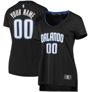 Orlando Magic Jersey4u Women's Fast Break Jersey4u Custom Jersey Black - Icon Edition photo 1 Jersey4u