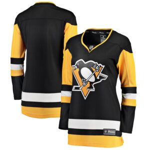 Pittsburgh Penguins Jersey4u Women's Breakaway Home Jersey - Black photo 1 Jersey4u