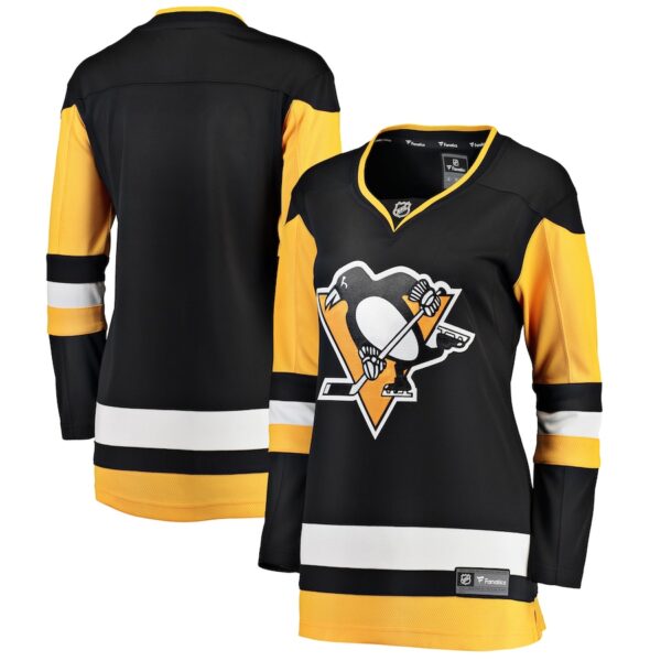 Pittsburgh Penguins Jersey4u Women's Breakaway Home Jersey - Black photo 1 Jersey4u