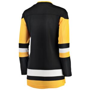 Pittsburgh Penguins Jersey4u Women's Breakaway Home Jersey - Black photo 3 Jersey4u