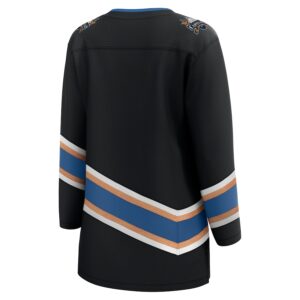 Washington Capitals Jersey4u Women's Alternate 50th Anniversary Breakaway Jersey - Black photo 3 Jersey4u