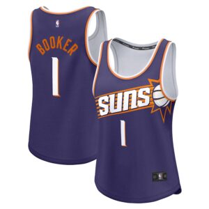Devin Booker Phoenix Suns Jersey4u Women's Fast Break Player Jersey - Icon Edition - Purple photo 1 Jersey4u